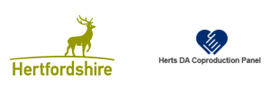 Herts CC and DA Panel Logos